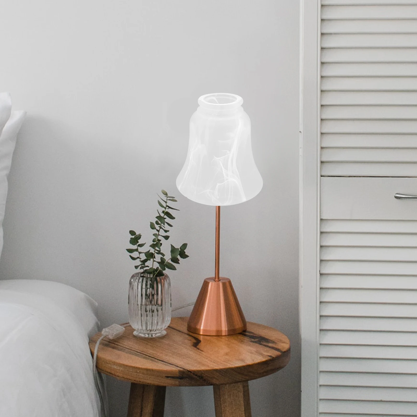 

Pendant Light Glass Shade Simple Delicate Hanging Lampshade for Light Fixtures Easy Install Replacement Glass Shades