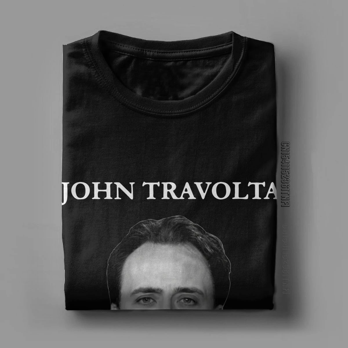 Men T-Shirt Nicolas Cage John Travolta Face Off Funny Cotton Tees Classic Short Sleeve T Shirt O Neck Tops Adult