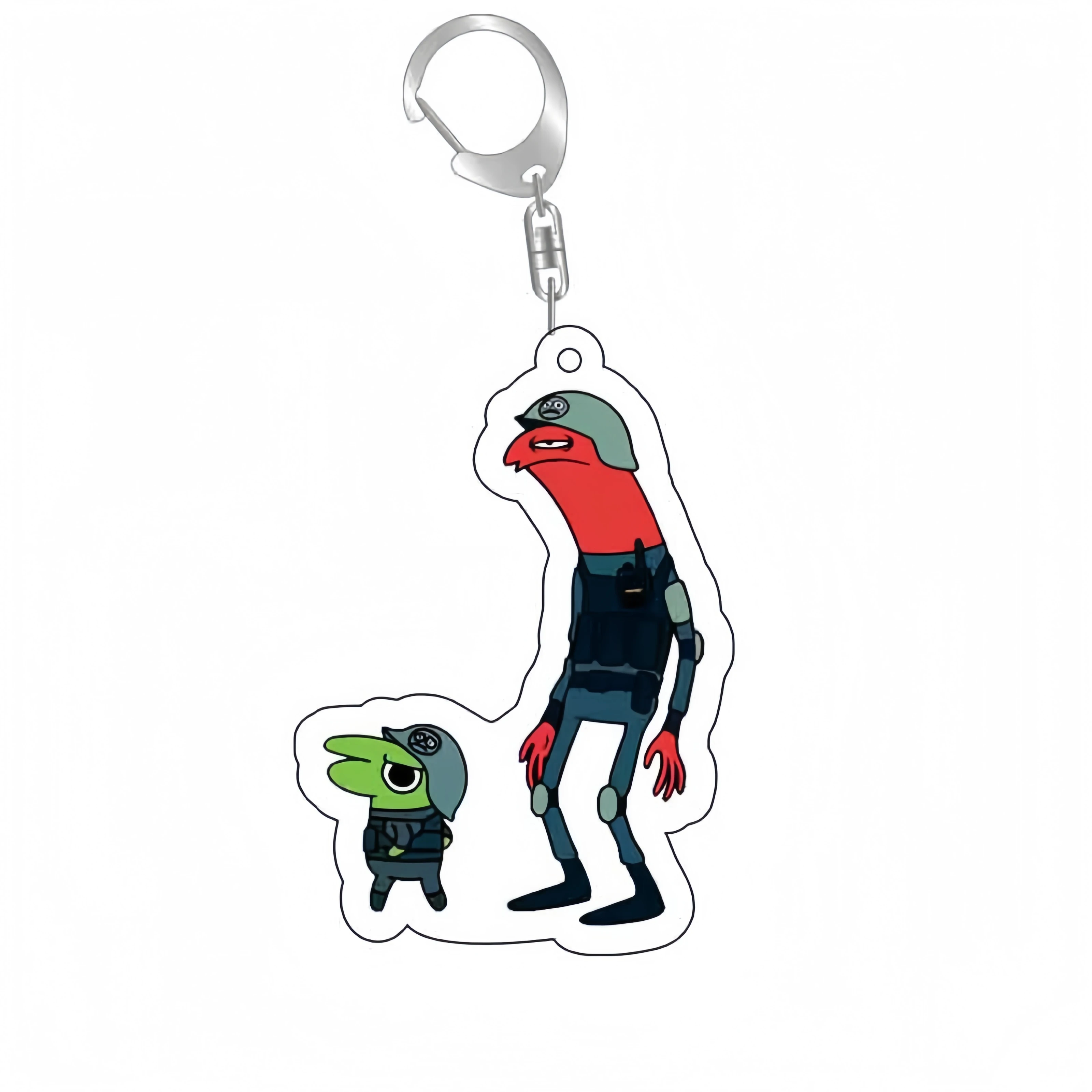 سلسلة المفاتيح الممتعة من سلسلة الأصدقاء المبتسمين، قلادة جميلة للزوجين، هدية لمحبي الأصدقاء، حقيبة ساحرة، أعمال كرتونية، منتجات ذات ربطة بالرسوم المتحركة