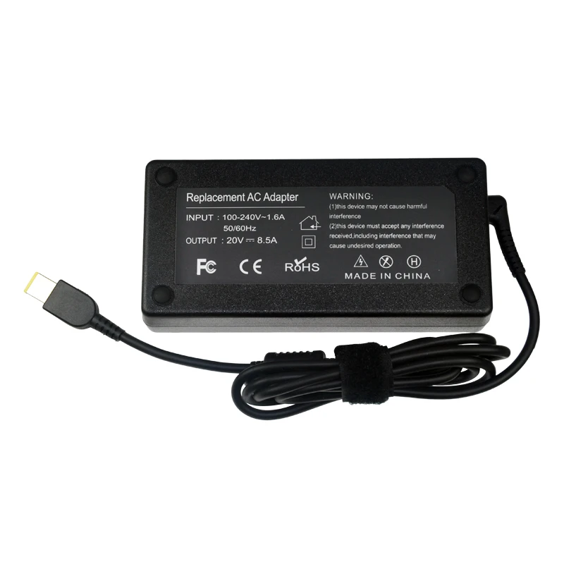 20V 8.5A 170W Ac Laptop Power Adapter Charger Carregador Portatil For X1 Carbon Lenovo G400 G500 G505 G405 Yoga 13