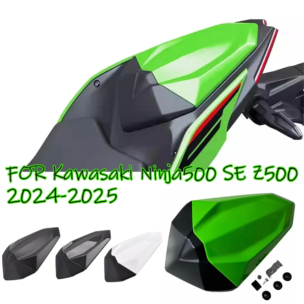 

For Kawasaki Z500 SE NINJA500 NINJA 500 2024 2025 Motorcycle Pillion Passenger Rear Seat Cover Cowl Solo Fairing