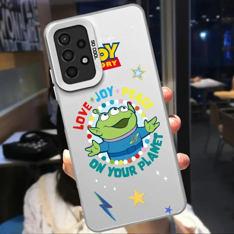 Disney Toy Story Cute Alien phone cases for Samsung Galaxy A34 A23 A15 4G A35 A52 A54 5G A32 A13 A55 A33 funda Back Shell Cover