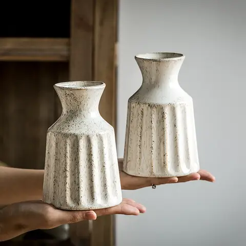 Vintage Vintage Ceramic Vases American Style Living Room and Bedroom Floral Arrangements Dried Flower Decorations