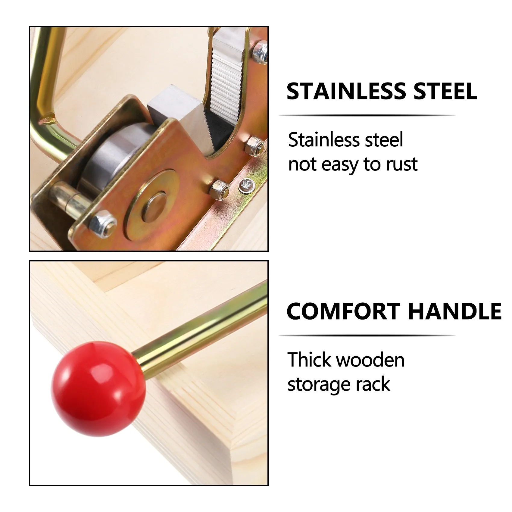 AEE4-Manual Macadamia Nut Opener Nut Cracker Machine Walnut Nutcracker Nut Sheller Tool Macadamia Nut Opening