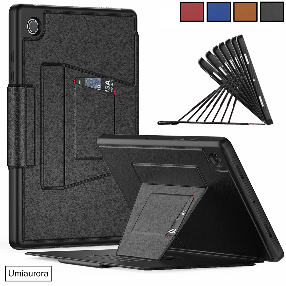

For Samsung Tab A9 8.7" A11+ Plus 11 inch SM-X230 SM-X210 X130 X110 Shockproof Rugged Tablet Case Smart Stand Wallet Cover Funda