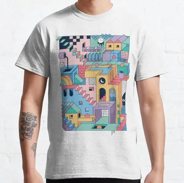 80's Escher Classic T Shirt SweaT 40493