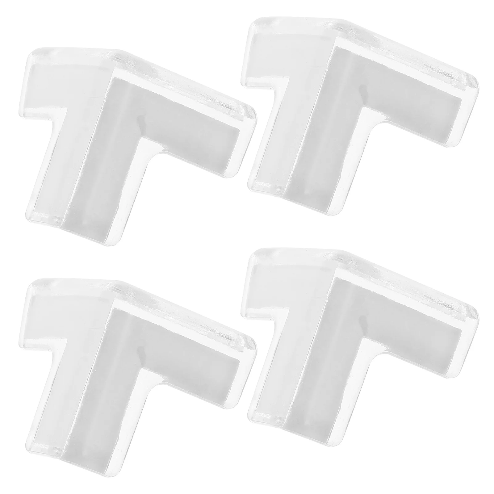 Protectores de esquinas transparentes para niños, protectores de bordes a prueba de bebés, parachoques de esquina para muebles, mesas de seguridad para niños, escritorios y tocador, 4 Uds.