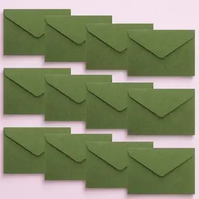 Set di buste vintage da 40 pezzi, dimensioni perfette per biglietti d'invito, biglietti d'auguri per feste di matrimonio, etichette regalo alla moda