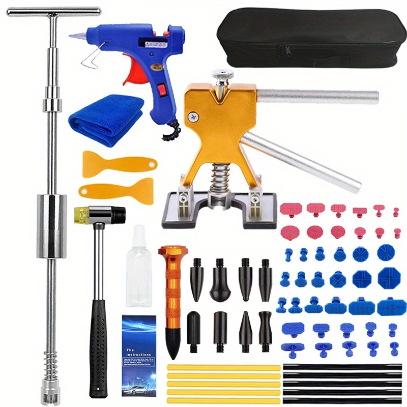 Car Dent Repair Puller Tools Sets 18 Different Shapes of Tap Adapt For Multiple Car Dent Vehicle Dent Remover Sets