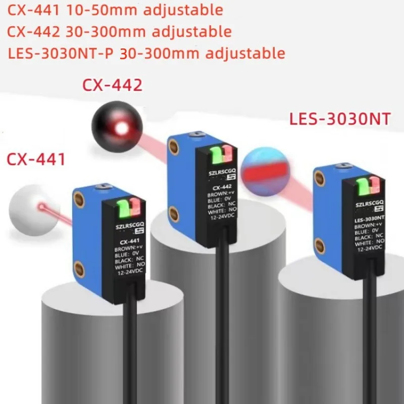 Photoelectric switch sensor detects transparent objects with one key setting BGS-500QC CCD background suppression