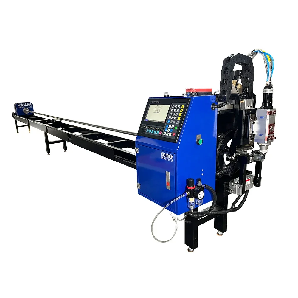 Simple portable pipe cutting machine cost-effective easy operate professional processing round pipe high production efficiency