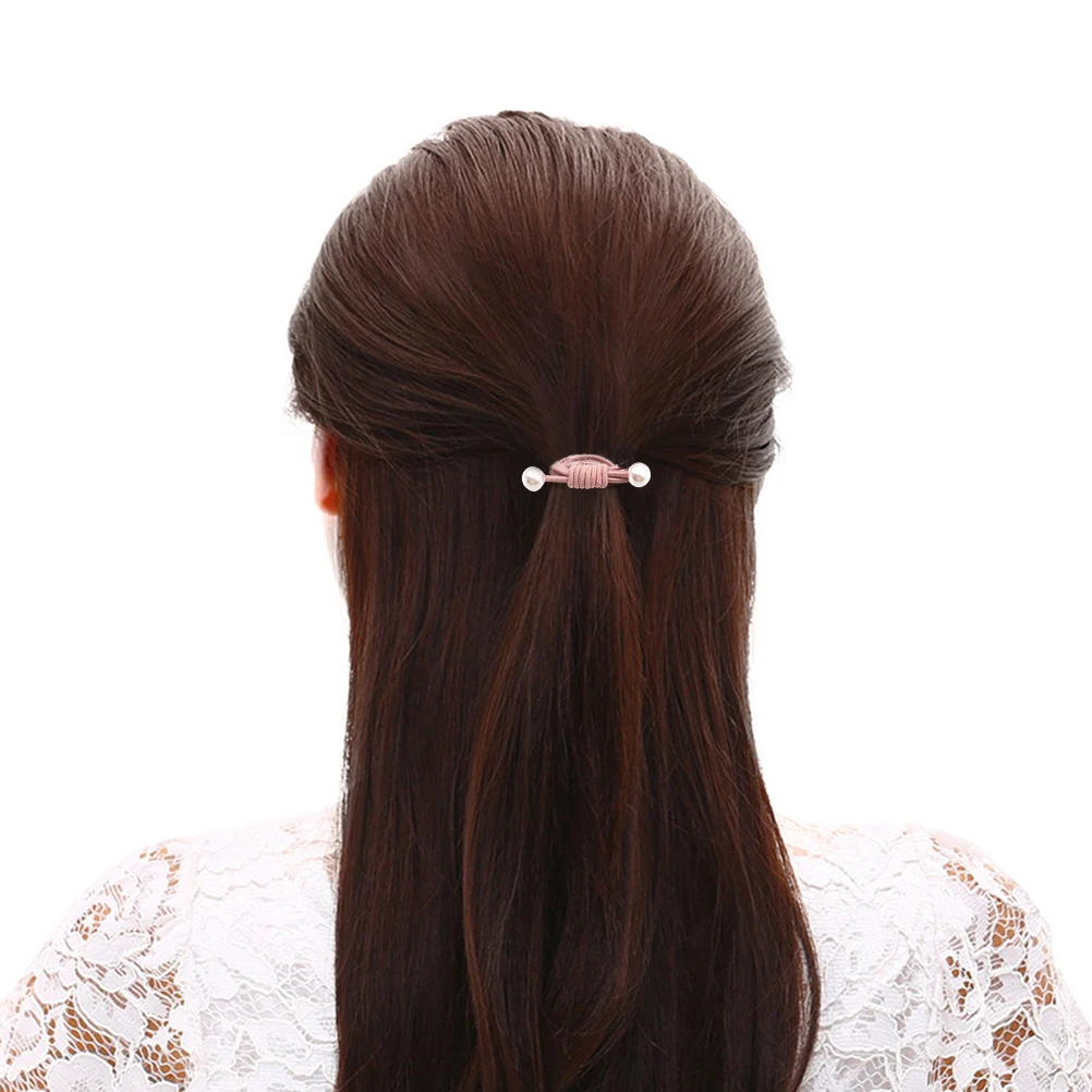 

10 шт., уникальные резинки для волос с жемчугом, эластичные ленты для женщин и девочек, стильные держатели для хвоста, подарок, разные цвета, эластичная резинка для волос