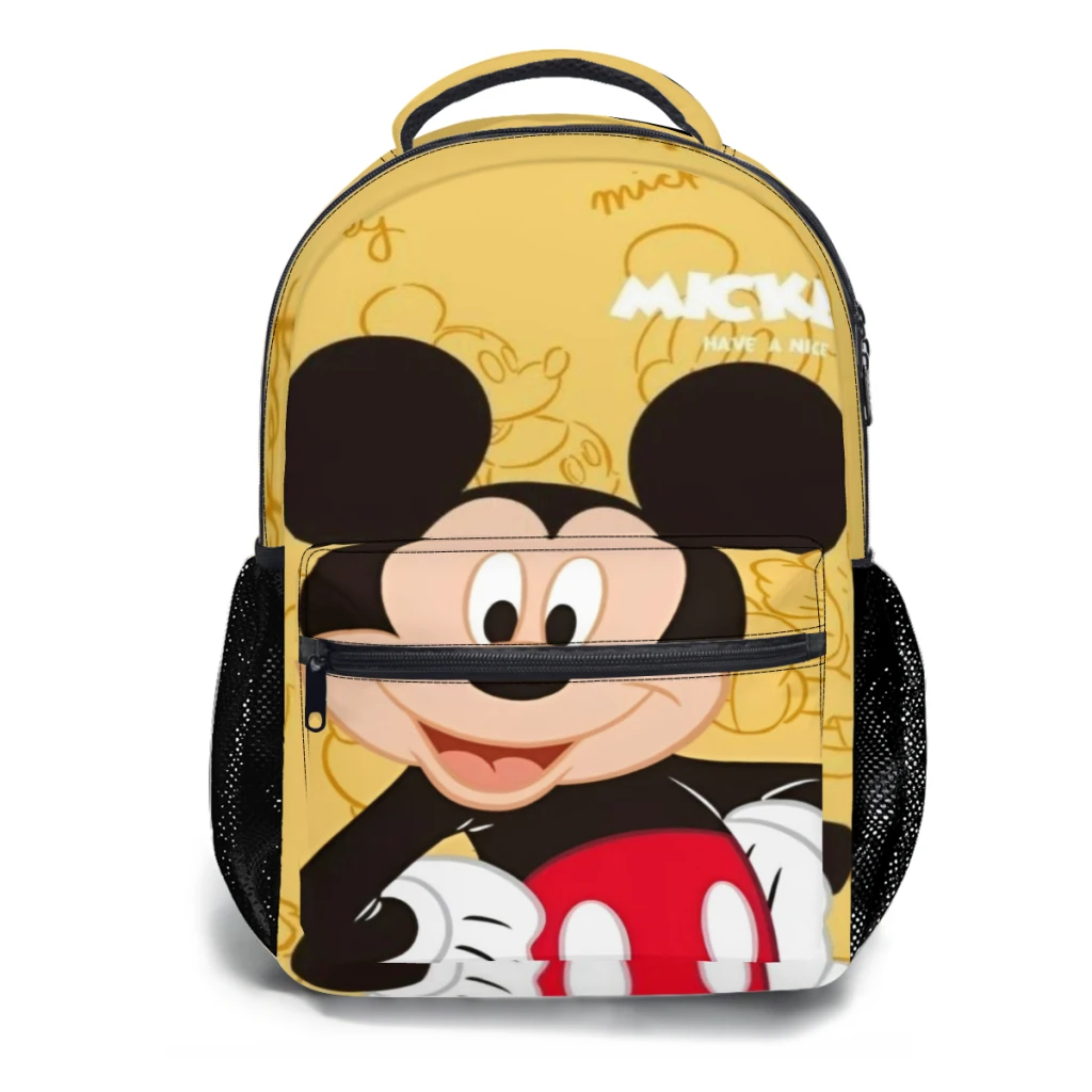 Mikey Mouse For boys Large Capacity Student Backpack Cartoon School Backpack  17inch