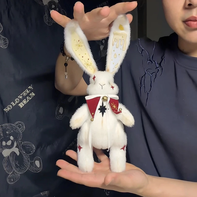 

Fallen Star Rabbit Doll Backpack Pendant Cute Handmade DIY Key Pendant Car Bag Accessories Girl Children's Gift