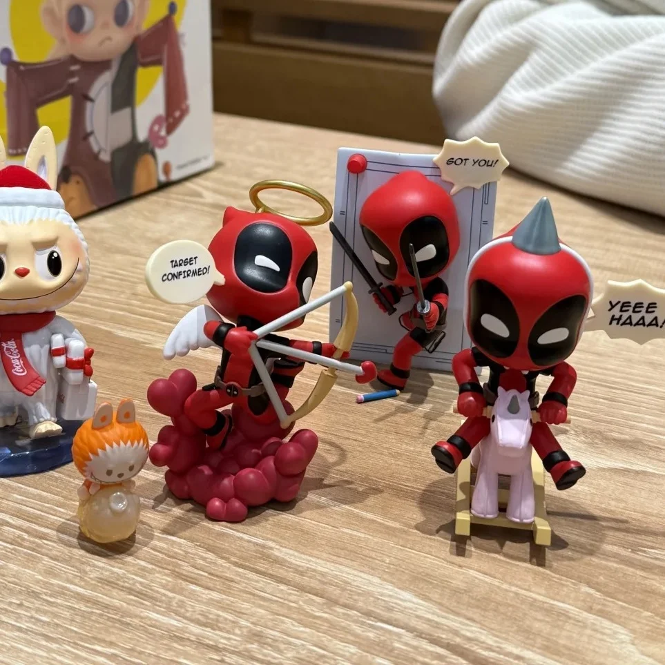 Genuine New Marvel Deadpool Series Blind Box Handpiece Cute Deadpool Mystery Box Ornaments Movie Surrounding Boys Surprise Gift