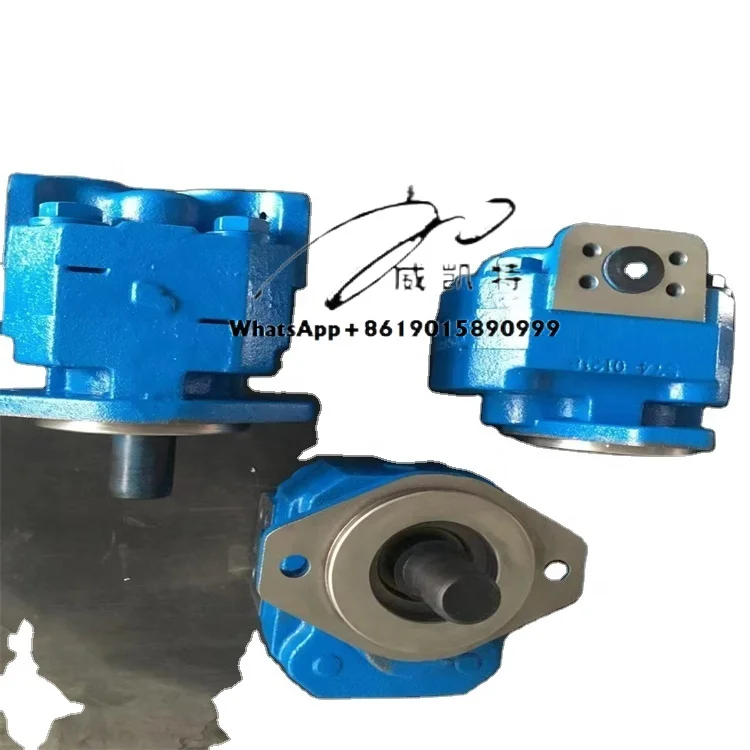 P124A085TBZA10-54 Hogedruk tandwielpomp, P124-serie hydraulische pomp met kleine cilinderinhoud en ijzeren behuizing