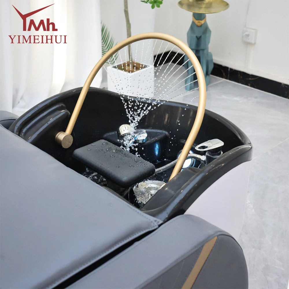 Lits de Spa hydrauliques électriques, lit de shampoing de luxe pour le lavage des cheveux, pour Salons Spas