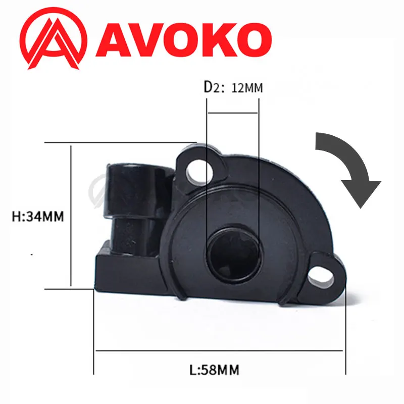 TPS Sensore di Posizione della Valvola A Farfalla Per CHEVROLET CAPTIVA C100 CRUZE EPICA Matiz SPARK LACETTI 0.8 1.0 2.0 93740916 93 740 916