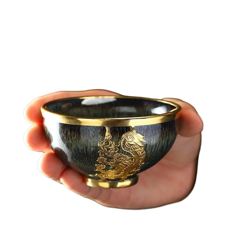 

Jianzhan Teacup Master Cup Personal Single Cup Ceramic Tea Tasting Cup Kung Fu Tea Set Tea Bowl Special Offer