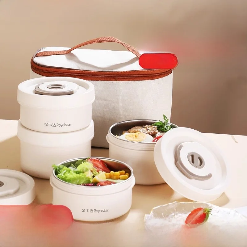 

Royalstar Insulated Stainl Steel 36 Lunch Box Microwave Se Portable Bento Box for Office Workers And Elementary School ...
