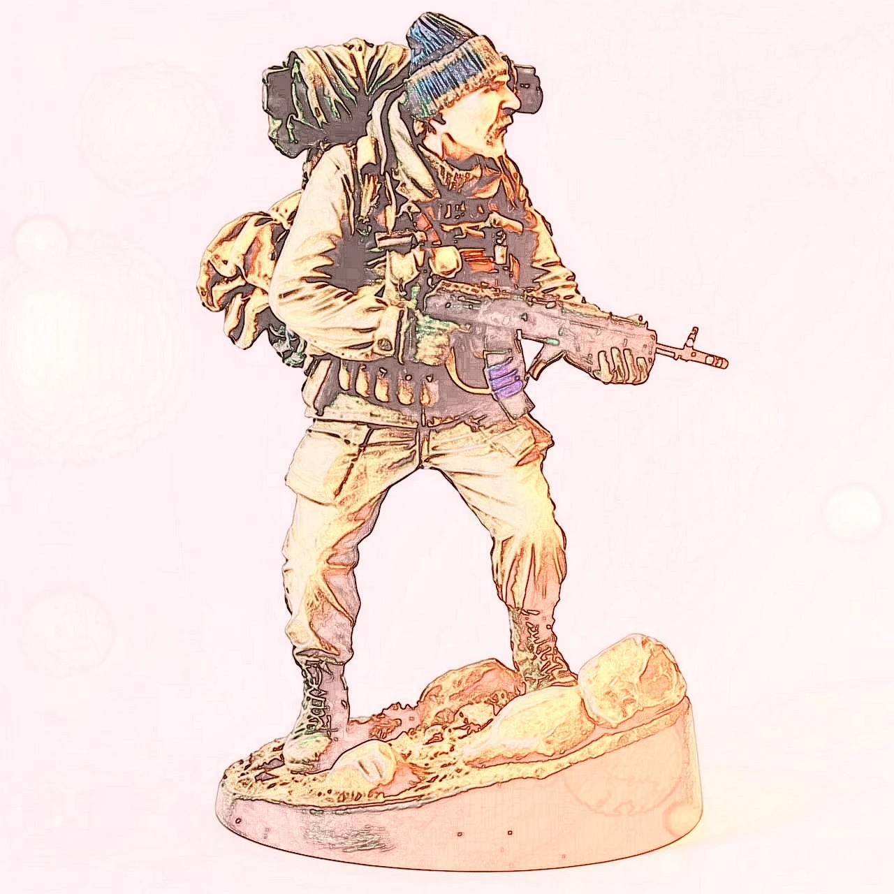 1/35 Resin Model Figure GK Unassembled Unpainted Kit for Collectors And Hobbyists