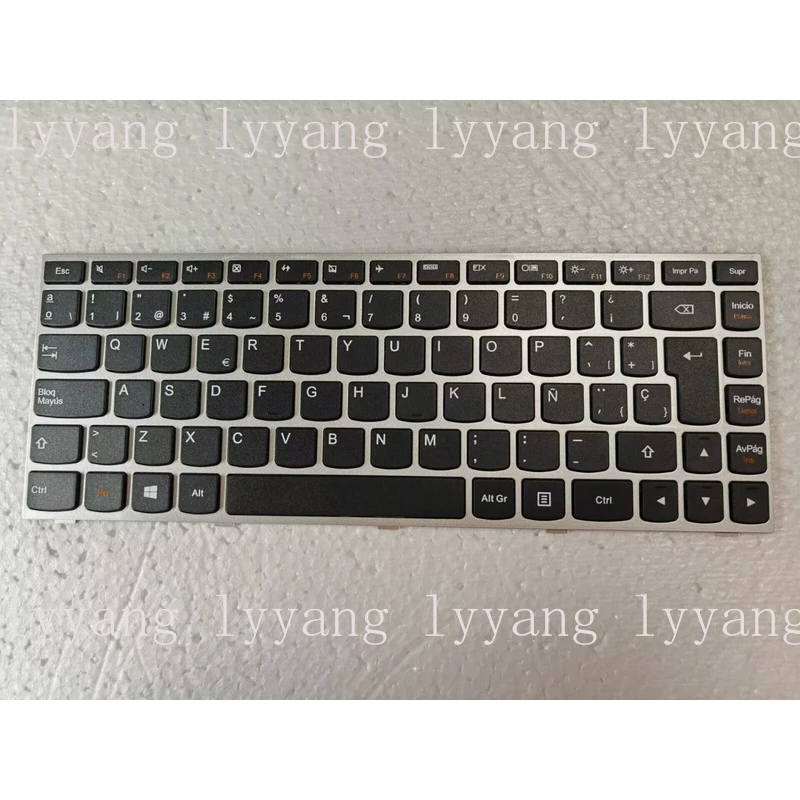 f  NEW For LENOVO G40 G40-30 G40-45 G40-70 G40-80 Keyboard Latin Spanish silver