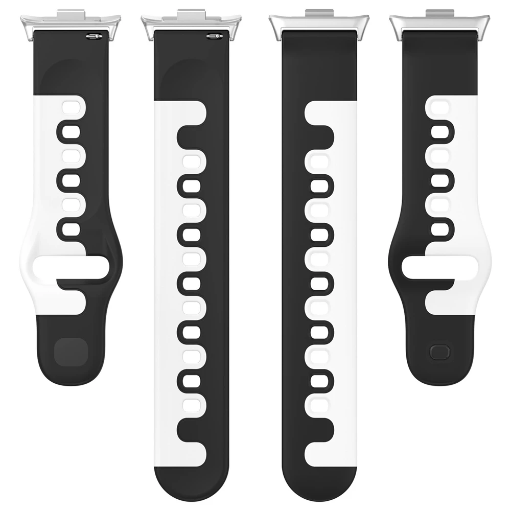 Pulseira Dual Color para Xiaomi Mi Band 8 Pro, Pulseira, Premium TPU Fitness Tracker, Pulseira de Relógio para Mi Band 8 Pro