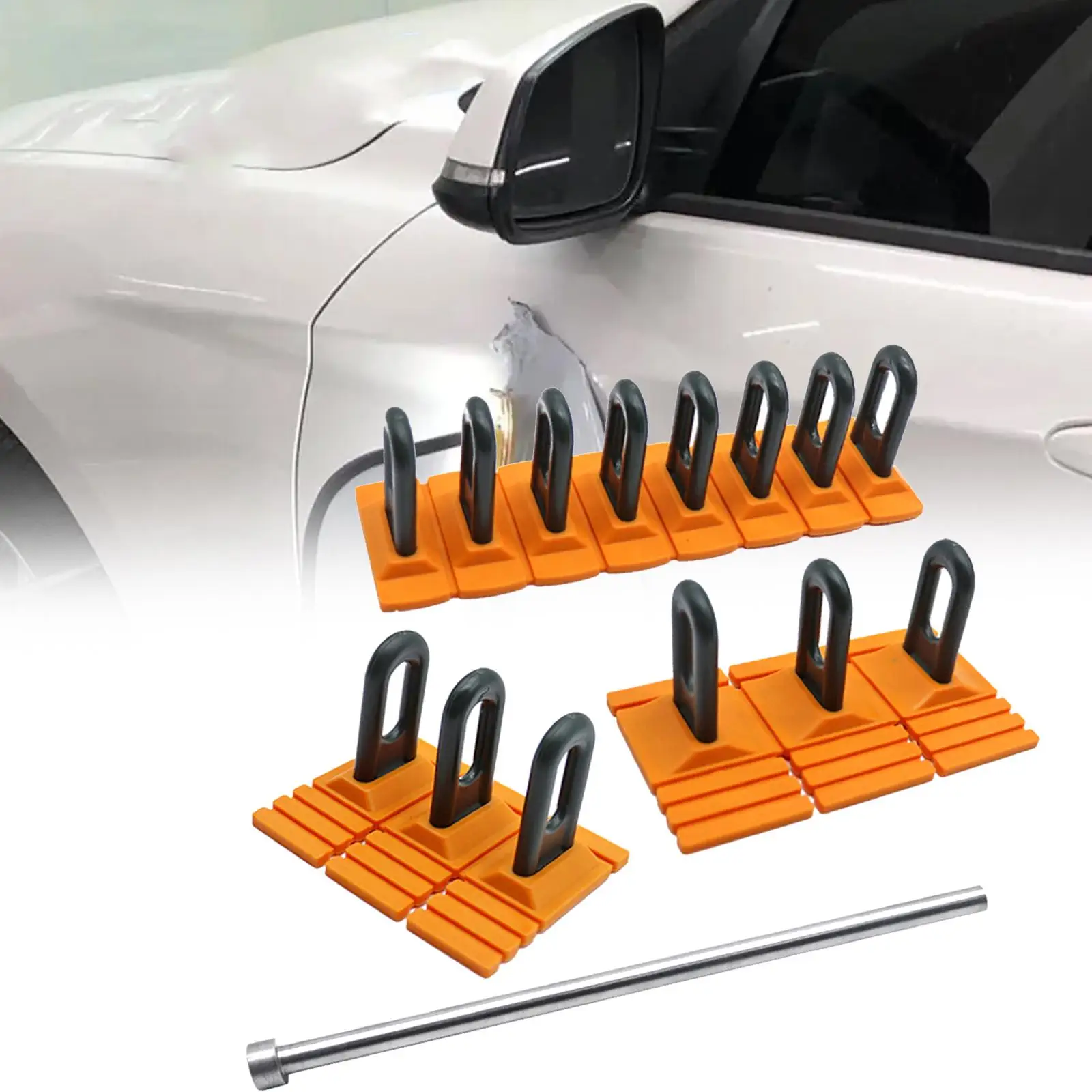 

Generic Car Repair Tools Paintless Removal Labor Saving Hand Tools Multifunctional Removal Puller Tabs Tool for Car Body