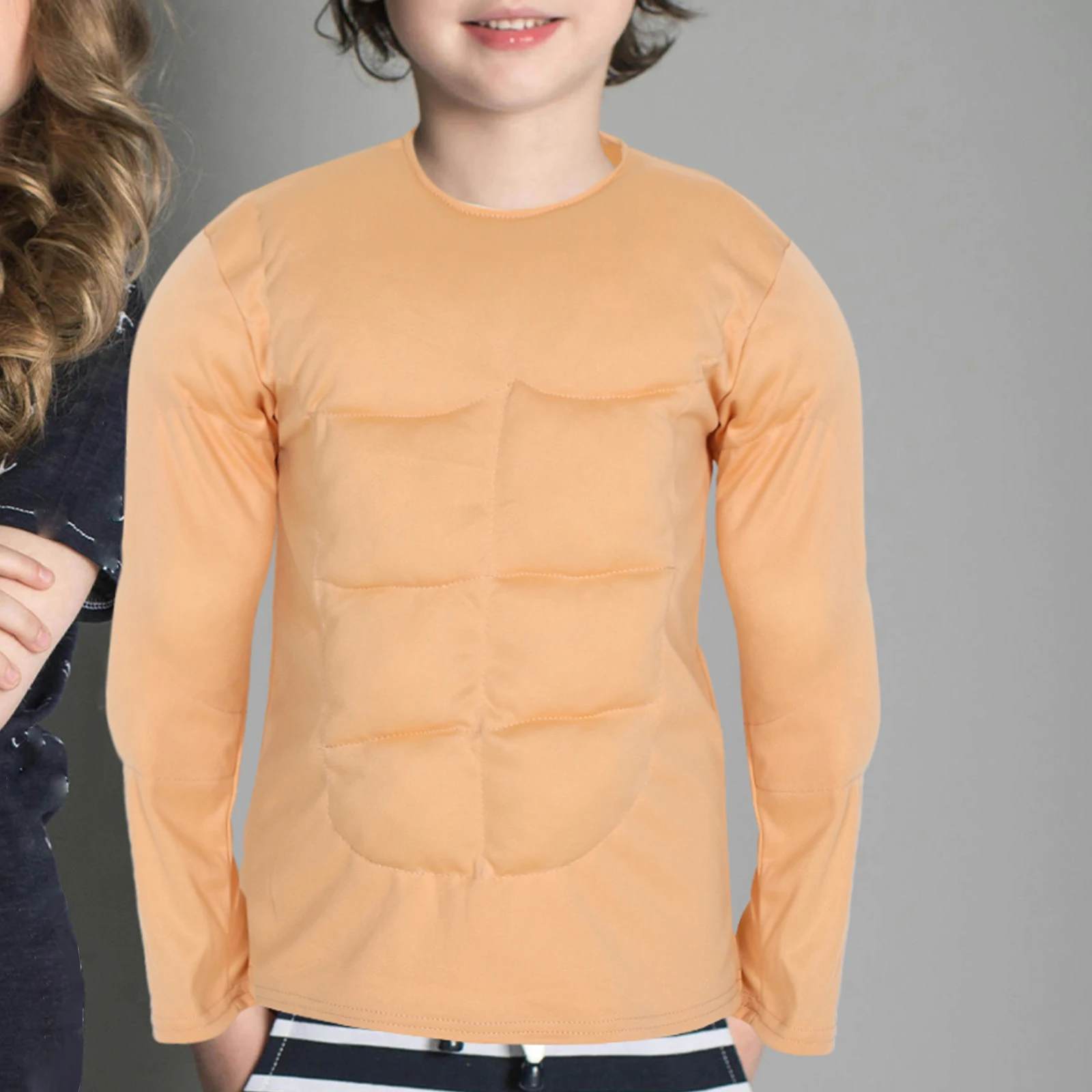 

Muscle Costume Mens Funny Halloween Chest Vest Padded Muscle Shirt Cosplay Suit Kids Outfit Male Body Simulate