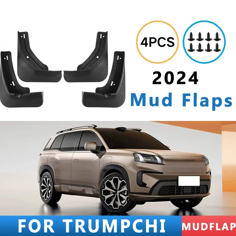

Mud Flaps Fit for TRUMPCHI Aion V 2024 Mudguards Tire Fenders Splash Proof Accessories Wheel Guards 4ps