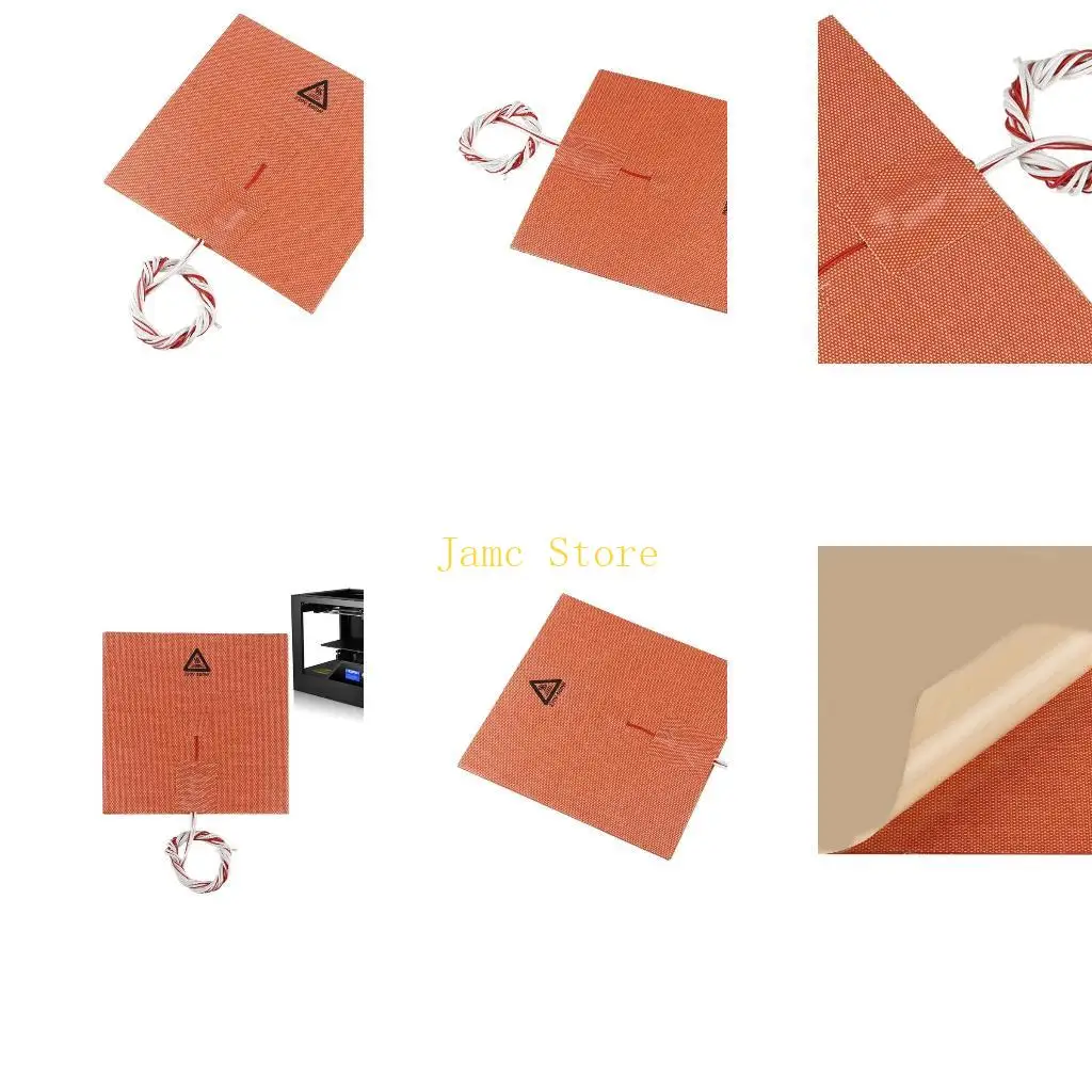 

LX0B 220 В 500 Вт Силиконовый нагревательный коврик для 3D-принтера с подогревом кровати