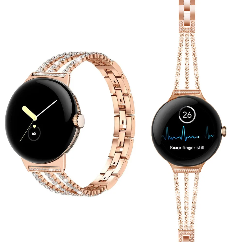 Bling Link Bracelet for Google Pixel Watch Women Wristband