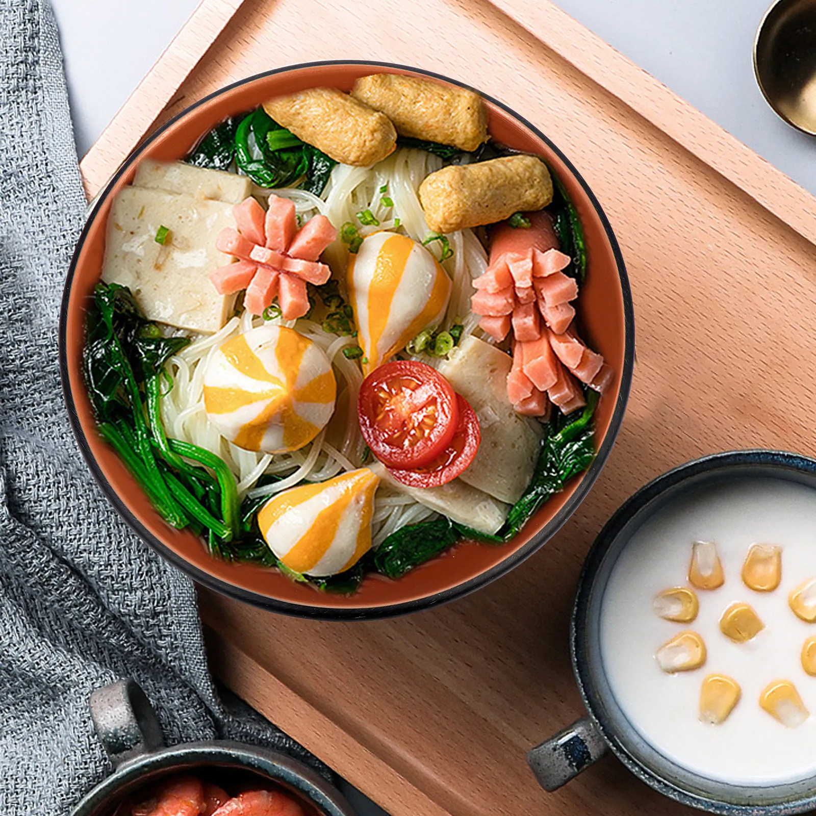 

Японская ретро-керамическая круглая миска для сервировки, универсальная, для дома, ресторана, отеля, для супов и рамена