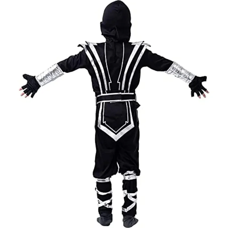 Anime Boy Kids Ninja Costume Halloween Party Carnival Costumes Child Dragon Ninja Suit Purim Birthday Fancy Dress Clothes