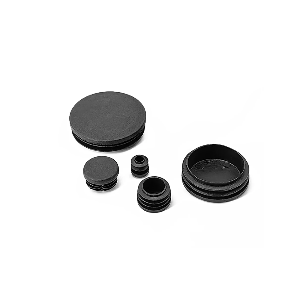 PE Plastic Reinforced Round Pipe Plug Furniture Table And Chair Foot Mat 22/25/32/48/60/76/90