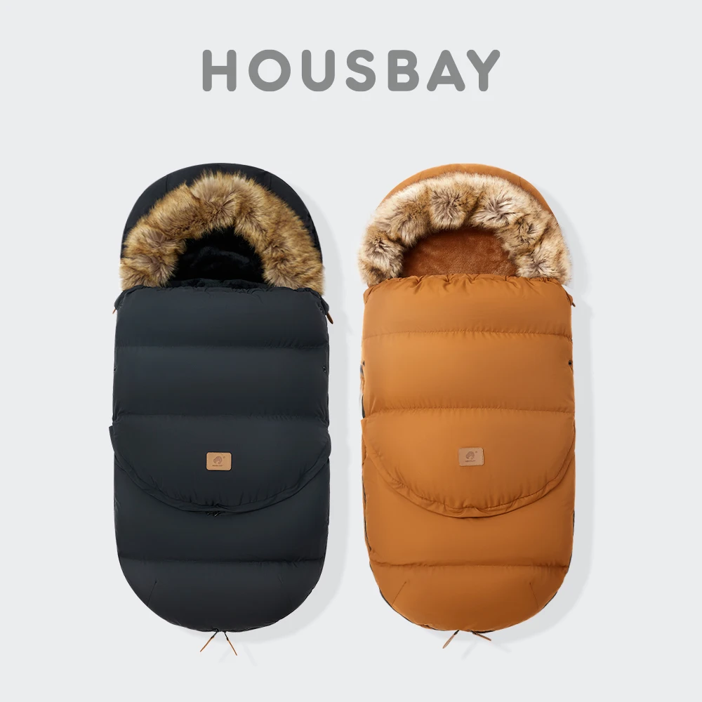 Winter Windproof Fur Collar Removable 2 Styles Footmuff 0-36 Months For Cart Newborn