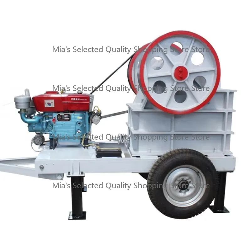 Mining  Mobile Mini Sand Stone Rock Gold Ore  Engine Mobile Jaw Crusher Machine Price for Sale