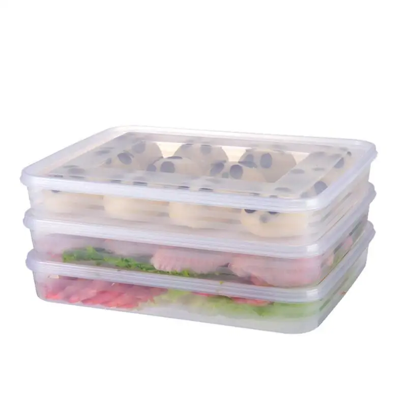 Refrigerator Storage Box Save Space Easy To Use Organized Storage Best Selling Chinese Food Containers Microwave And Grill Safe