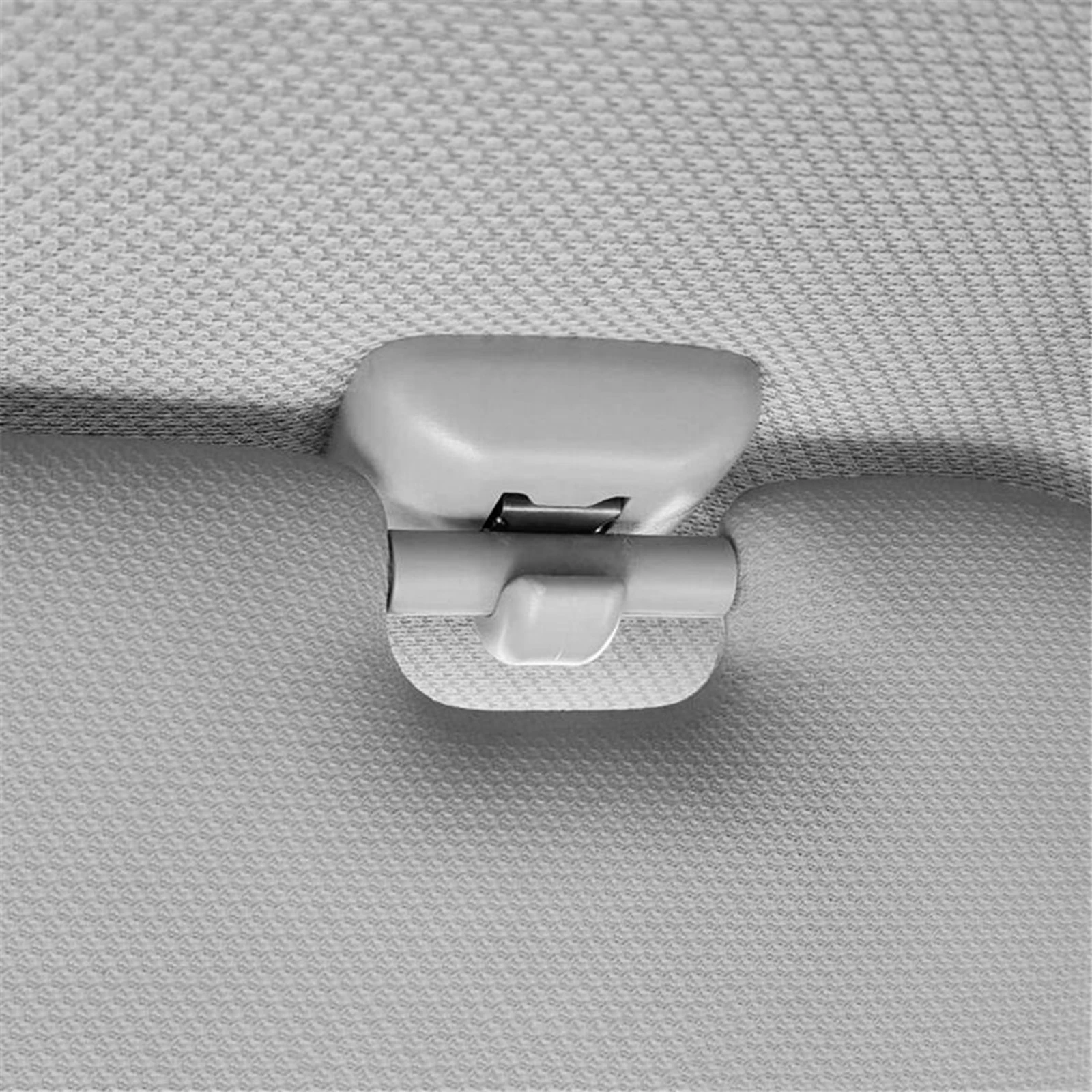 2Pcs Car Sun Visor Clip Bracket Interior Sun Visor Hook for Audi A1 A3 A4 A5 A7 Q3 Q5 B6 B7 B8 S4 S5 Gray 8E0857562A 8U0857562