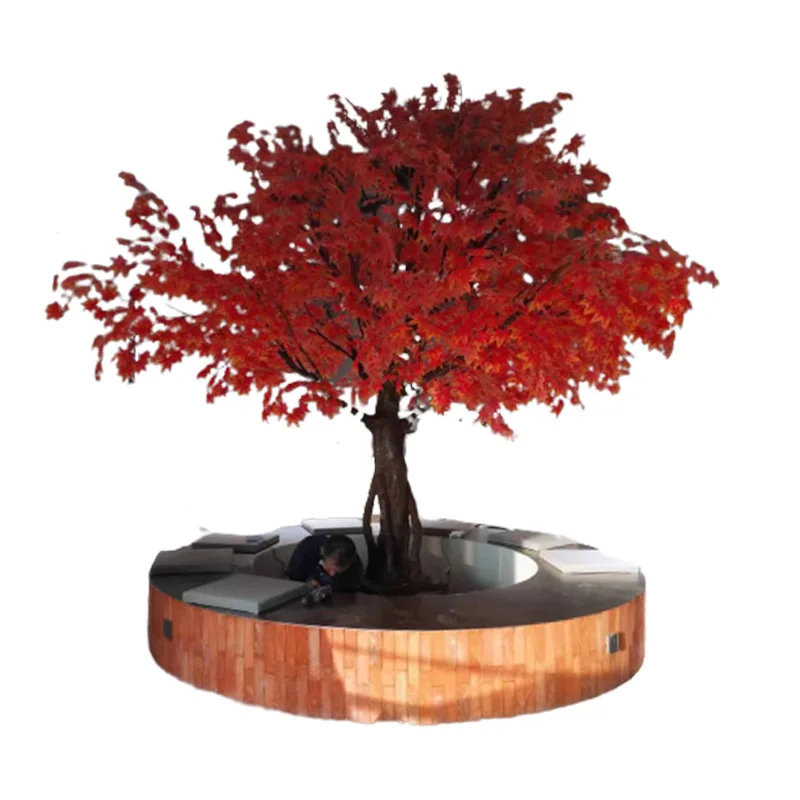 

Simulation maple foreign trade indoor hotel shopping mall decoration