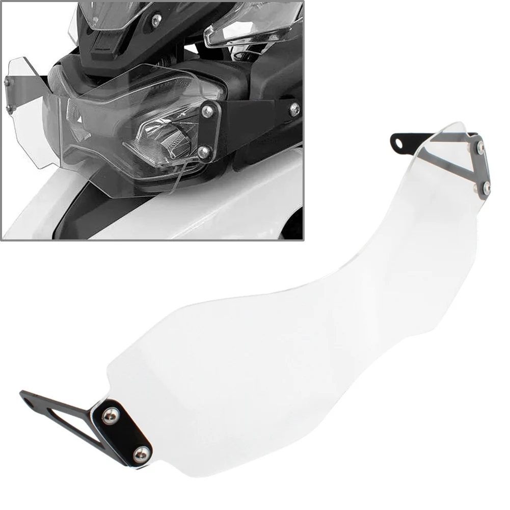 Clear Motorcycle Headlight Guard Lens Cover Protection Clear Front Lamp Cover For TIGER 900 GT Pro RALLY 2020