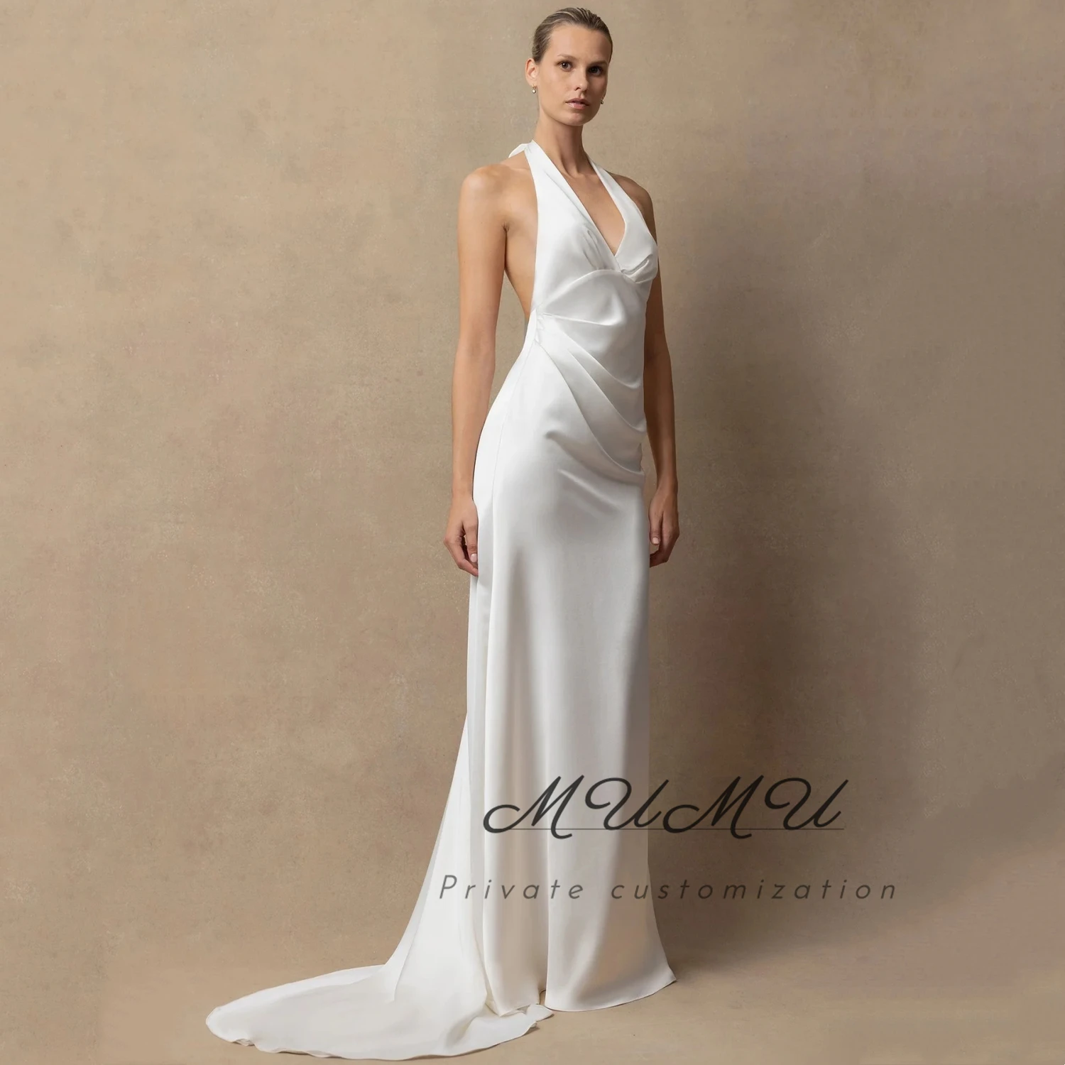 

MuMu Customized Luxury Women's Evening Dress Платье Вечернее فساتين سهرة Elegant Party Dresses for Special Occasions White Dress
