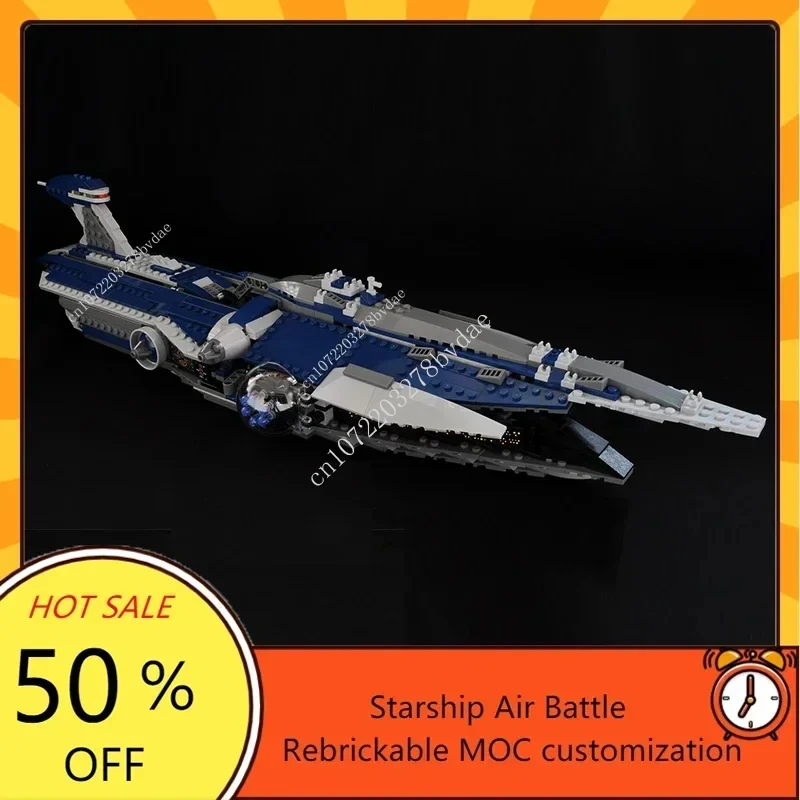 Star Plan MOC-9515 The Malevolence Fighter MOC SpaceShip Battle Model Building Blocks Architecture Education Assembly Model Toys