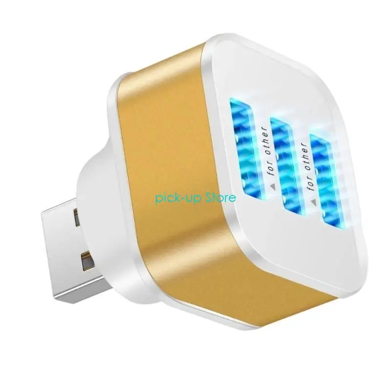 Q5WA USB2.0 Splitter 3 Port USB Quick Charging Expander Beberapa Ekstender USB