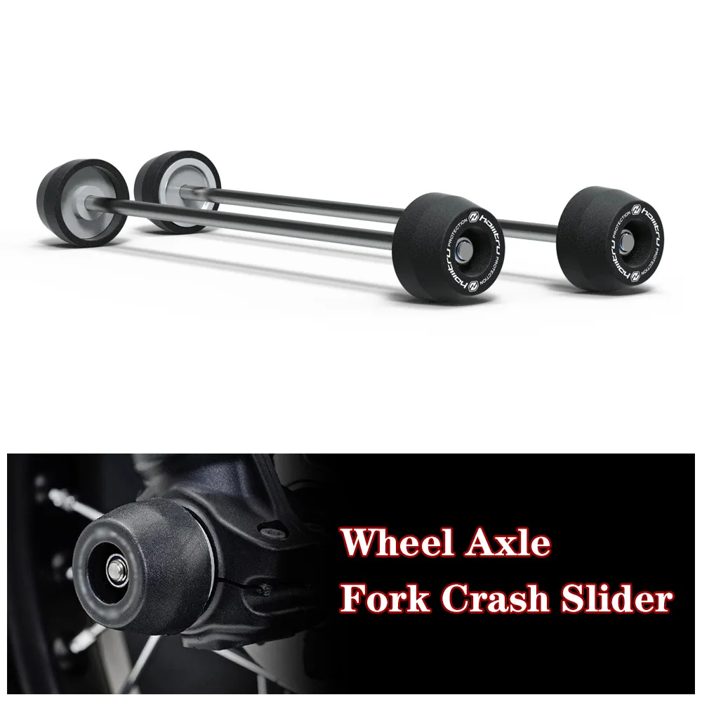 Motorcycle Wheel Protector For Ducati Scrambler 800 2015-2023 Rear Front Axle Fork Crash Slider