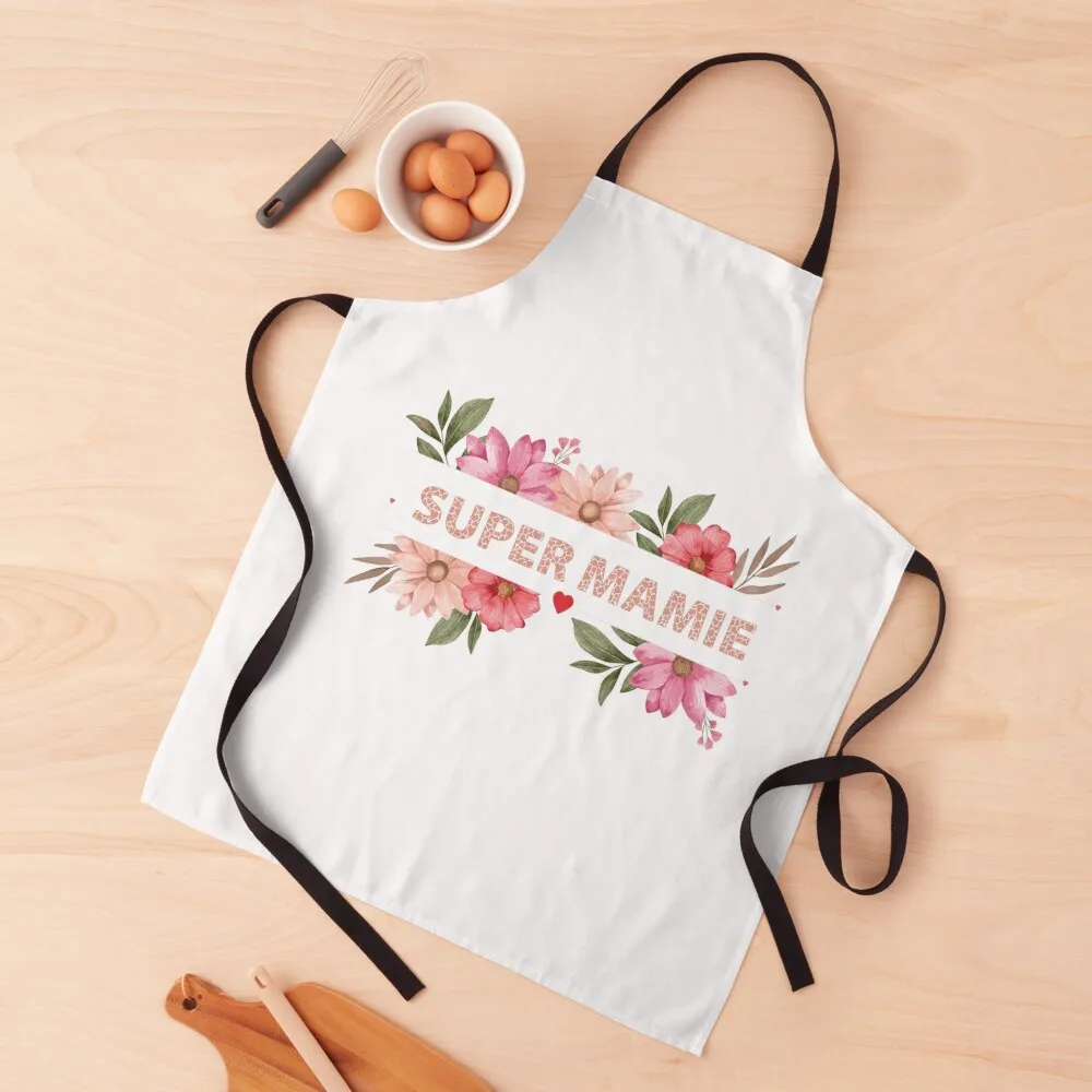 

Super Mamie Au Monde cadeau pour grand maman Apron For Cosmetologist Waterproof Apron