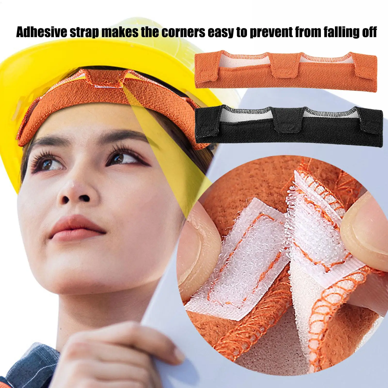 Helmet Padding Inserts 3 Pieces Welding Hat Foam Padding Headgear Cushion Helmet Sweat-Absorbing Pad For Fitness Mining Work