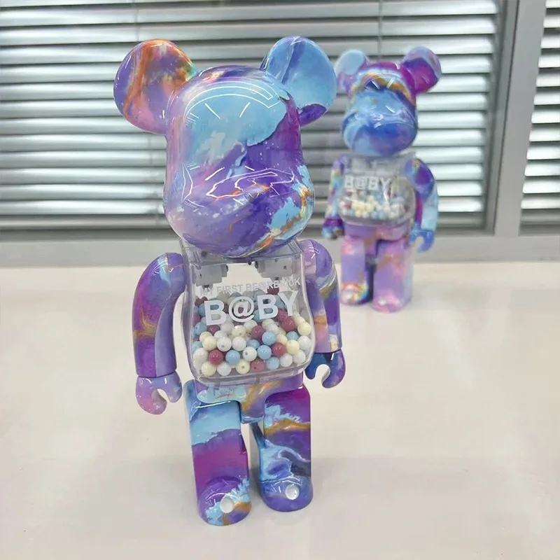 Violent Bear Jewelry Marble Nebula Qianqiu Gift Handheld Fashion 28CM Can be Placed in the Living Room