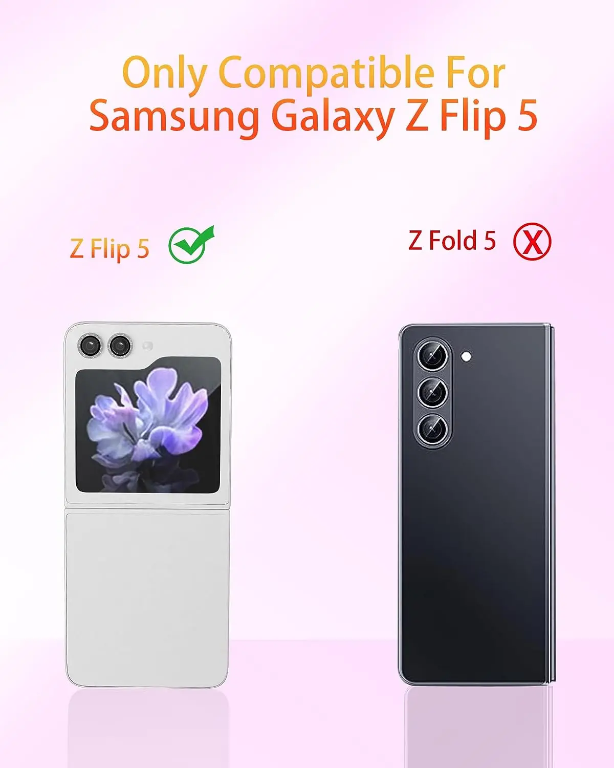 Für Samsung Galaxy Z Flip 8/Flip7/Flip6 Flip5 Glitzer-Metall-Diamant-Legierung Kameraobjektiv-Ringkappe HD-Glas-Schutz Bling Locator – Detail 18
