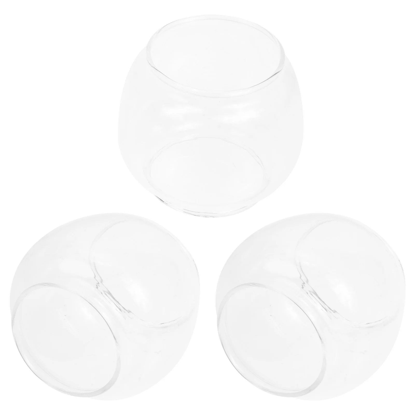 

3 шт. стеклянные абажуры для светодиодных ламп, мягкий свет, ретро-декор для спальни и гостиной, создающие теплую атмосферу